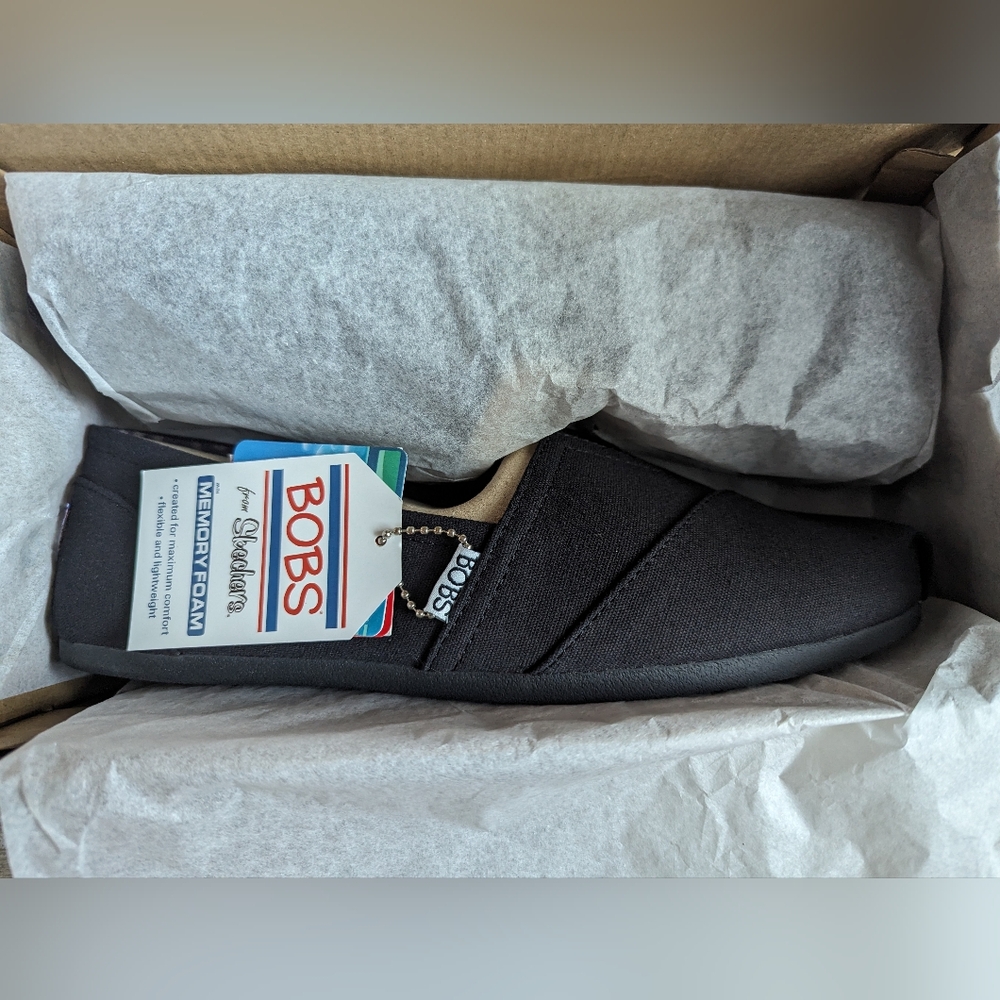 9.5W black BOBS for skechers